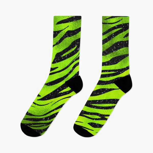 Item preview, Lime Green and Black Tiger Stripe Pattern designed and sold by Paulele.