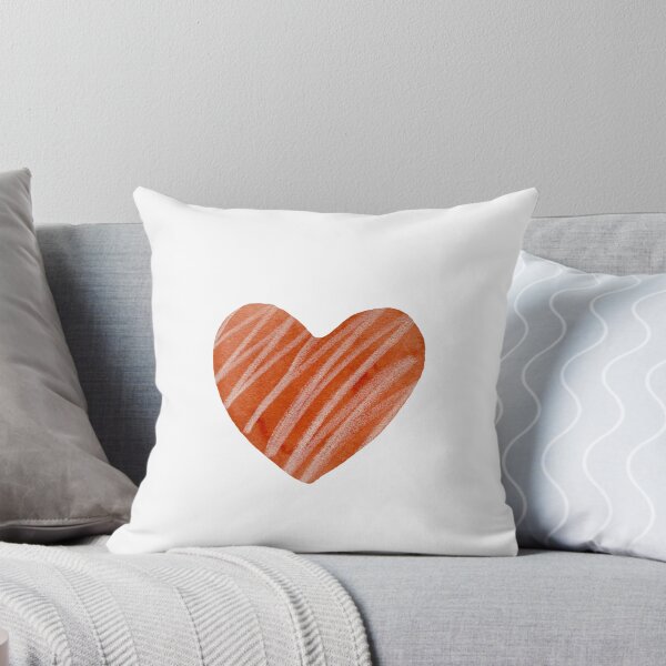 Item preview, Light red textured heart watercolor hand drawn designed and sold by Yana Mustafina | Boho Soulful Designs.