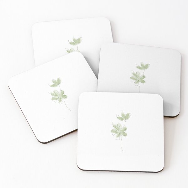 Item preview, green flower design designed and sold by flowerheadria.