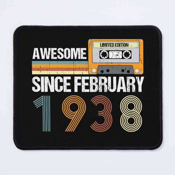 Item preview, Awesome Since February 1938 | 85th Birthday Gifts | 85 Years Old Gifts designed and sold by AMINE  ★★★★★.