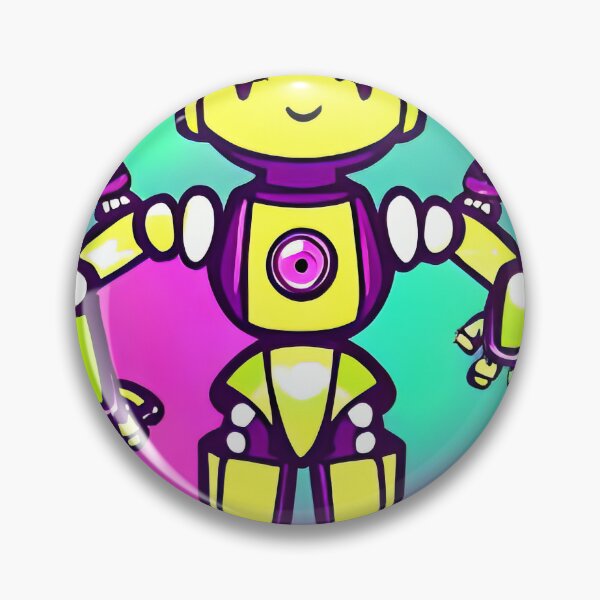 Item preview, Happy Robot designed and sold by DangerRabbit.