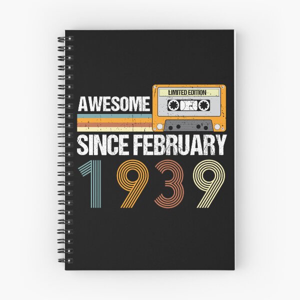 Item preview, Awesome Since February 1939 | 84th Birthday Gifts | 84 Years Old Gifts designed and sold by AMINE  ★★★★★.