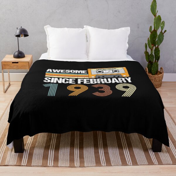 Item preview, Awesome Since February 1939 | 84th Birthday Gifts | 84 Years Old Gifts designed and sold by AMINE  ★★★★★.