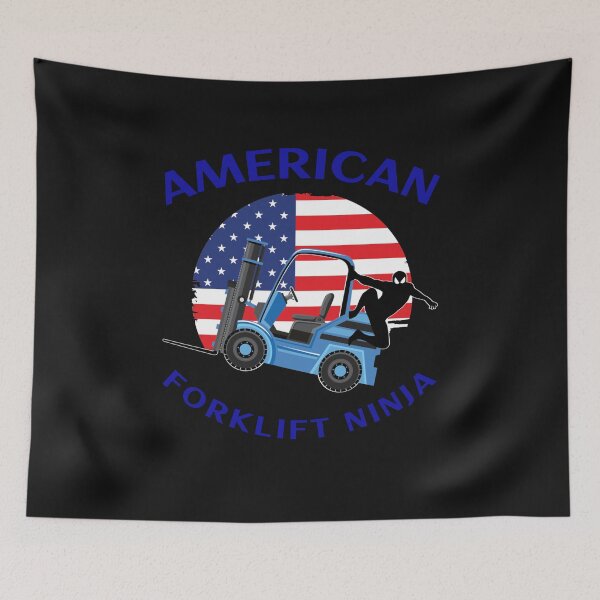 Item preview, American Forklift Ninja BB designed and sold by TeamsterLife.