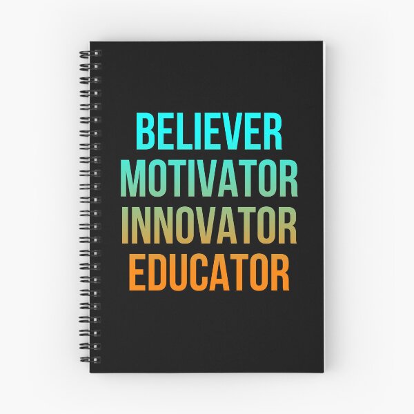 Item preview, Believer motivator innovator educator | Motivational quotes sayings designed and sold by Shambusiness.