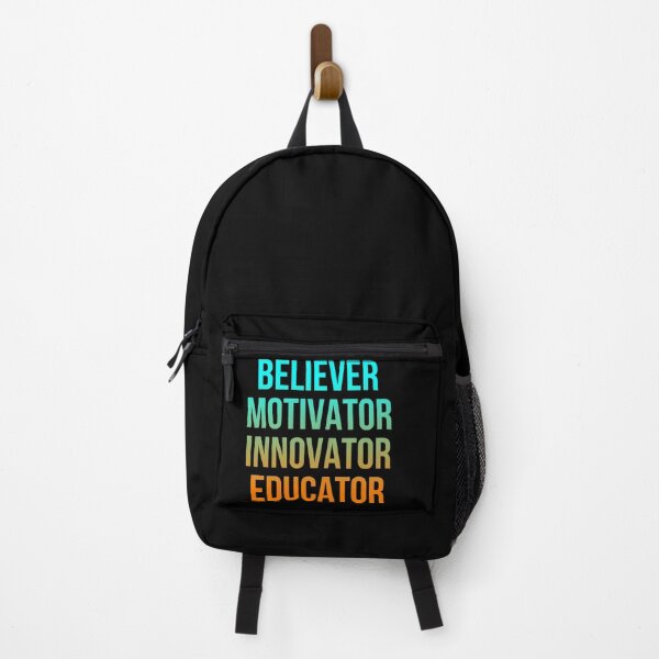Item preview, Believer motivator innovator educator | Motivational quotes sayings designed and sold by Shambusiness.