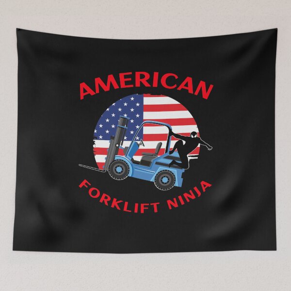 Item preview, American Forklift Ninja BR designed and sold by TeamsterLife.