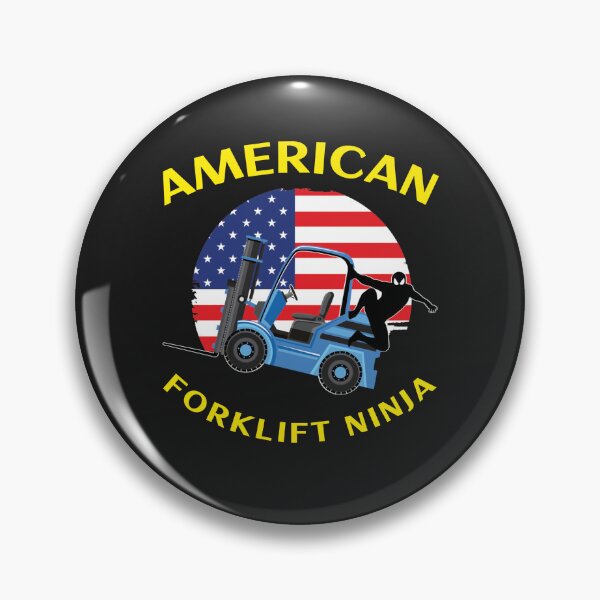 Item preview, American Forklift Ninja BY designed and sold by TeamsterLife.