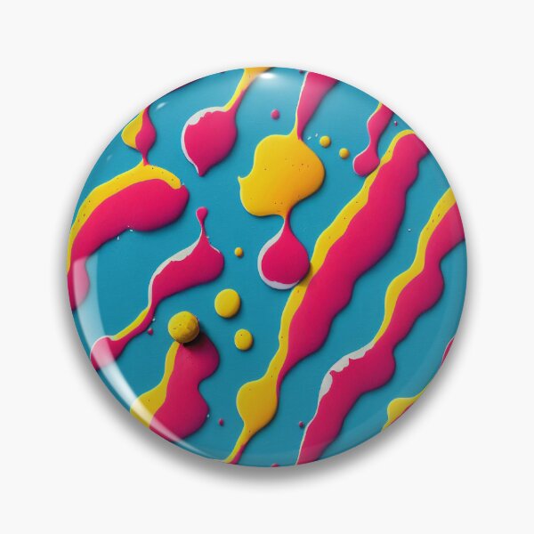 Item preview, Pink Yellow Blue Paint Splatter #2 designed and sold by Unicorn Trainwreck.