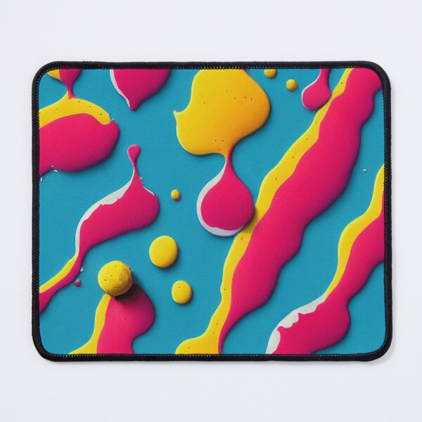 Item preview, Pink Yellow Blue Paint Splatter #2 designed and sold by Unicorn Trainwreck.