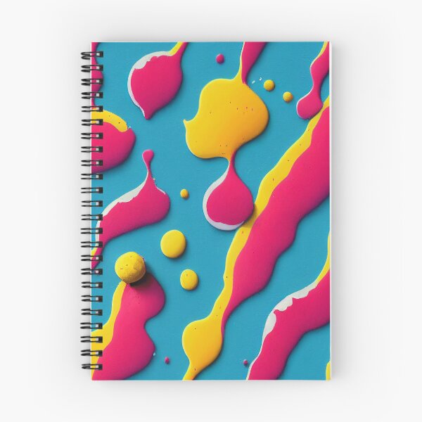Item preview, Pink Yellow Blue Paint Splatter #2 designed and sold by Unicorn Trainwreck.
