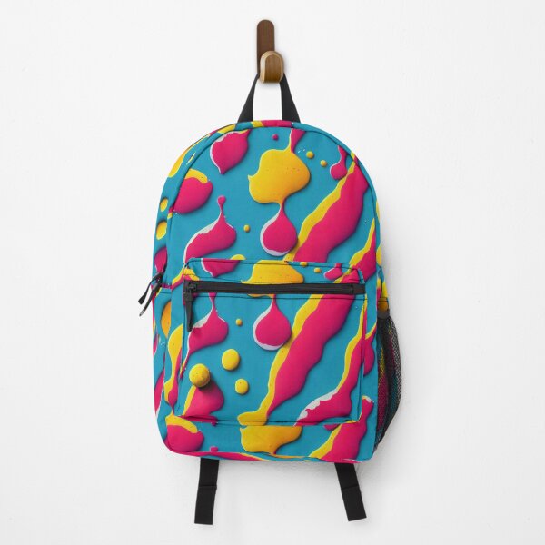 Item preview, Pink Yellow Blue Paint Splatter #2 designed and sold by Unicorn Trainwreck.