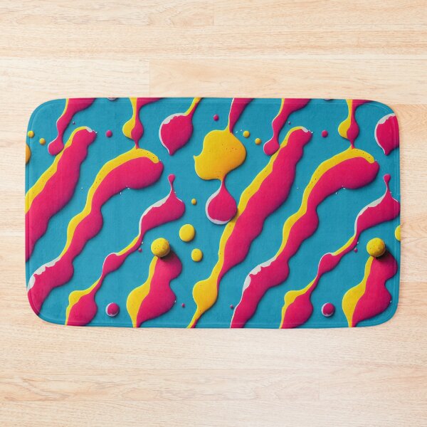 Item preview, Pink Yellow Blue Paint Splatter #2 designed and sold by Unicorn Trainwreck.