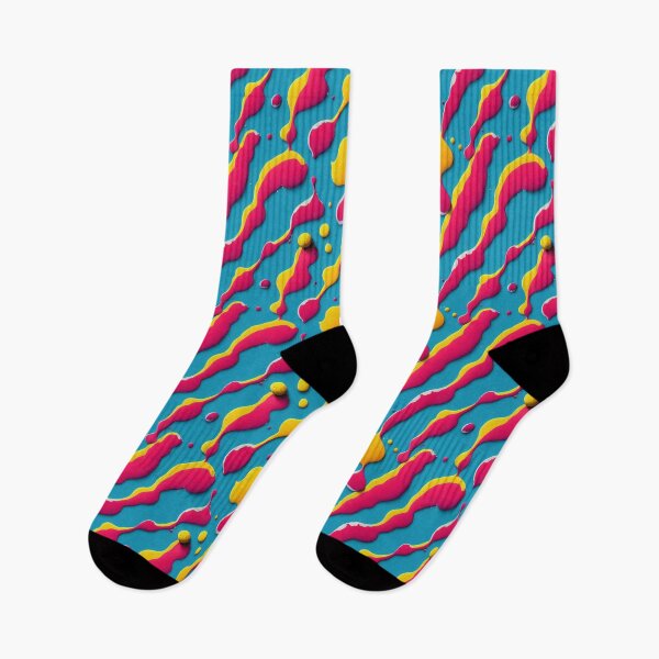 Item preview, Pink Yellow Blue Paint Splatter #2 designed and sold by Unicorn Trainwreck.