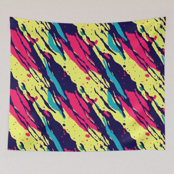 Item preview, Yellow Pink Paint Splatter #3 designed and sold by Unicorn Trainwreck.