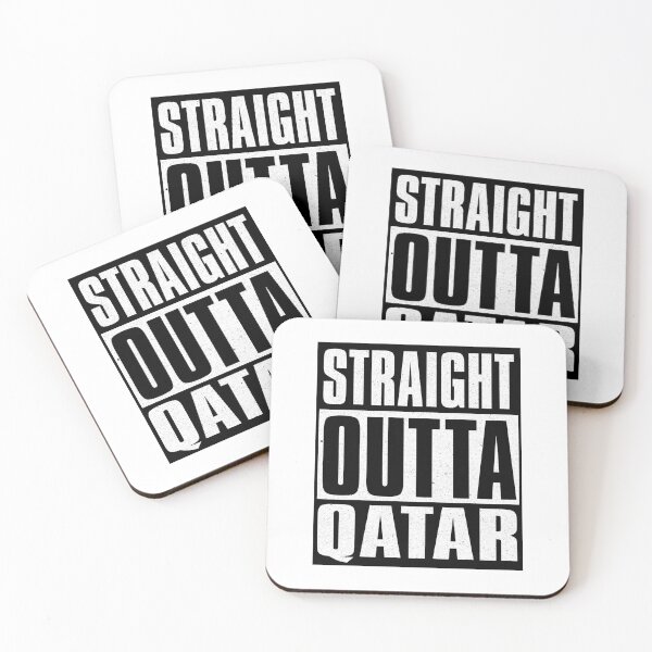 Item preview, Straight Outta Qatar designed and sold by MimsTees.
