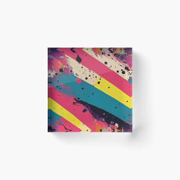 Item preview, Pink and Blue Paint Splatter #7 designed and sold by Unicorn Trainwreck.