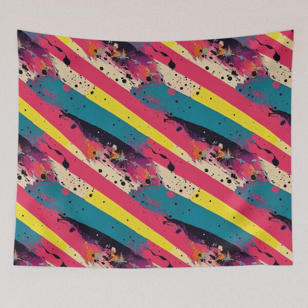 Item preview, Pink and Blue Paint Splatter #7 designed and sold by Unicorn Trainwreck.