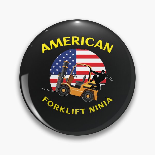Item preview, American Forklift Ninja GY designed and sold by TeamsterLife.