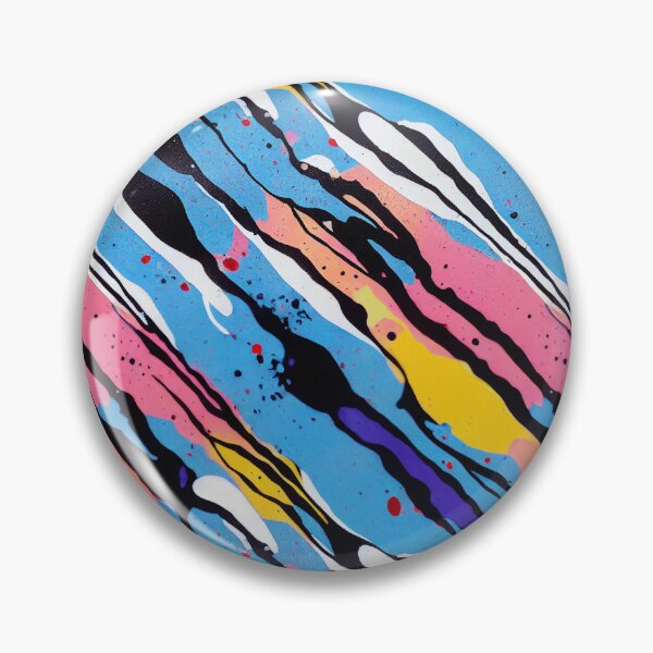 Item preview, Blue Rainbow Paint Splatter #11 designed and sold by Unicorn Trainwreck.