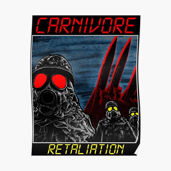 Retaliation By Carnivore Classic Old School Speed Thrash Crossover Metal Poster For Sale By