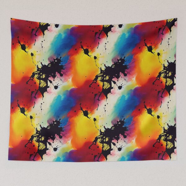 Item preview, Rainbow Paint Splatter #14 designed and sold by Unicorn Trainwreck.