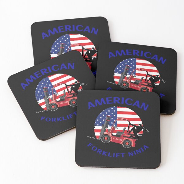 Item preview, American Forklift Ninja RB designed and sold by TeamsterLife.