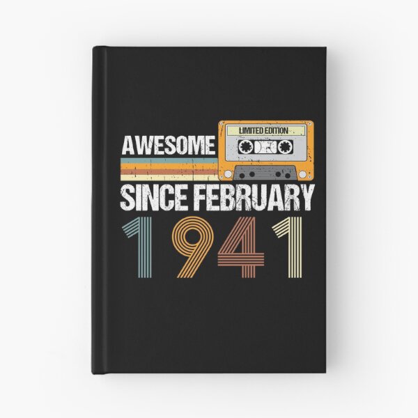 Item preview, Awesome Since February 1941 | 82th Birthday Gifts | 82 Years Old Gifts designed and sold by AMINE  ★★★★★.