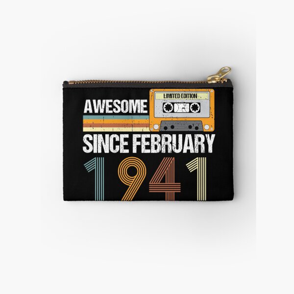 Item preview, Awesome Since February 1941 | 82th Birthday Gifts | 82 Years Old Gifts designed and sold by AMINE  ★★★★★.
