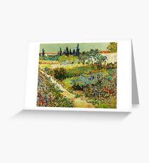 Van Gogh - Garden at Arles Greeting Card