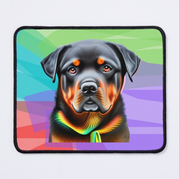 Item preview, Rottweiler Abstract Background Design designed and sold by Rell1970.
