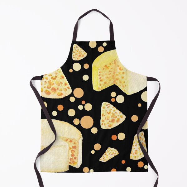 Item preview, Sweet dreams are made of cheese - cheese pattern on black background designed and sold by Wolshebnaja.