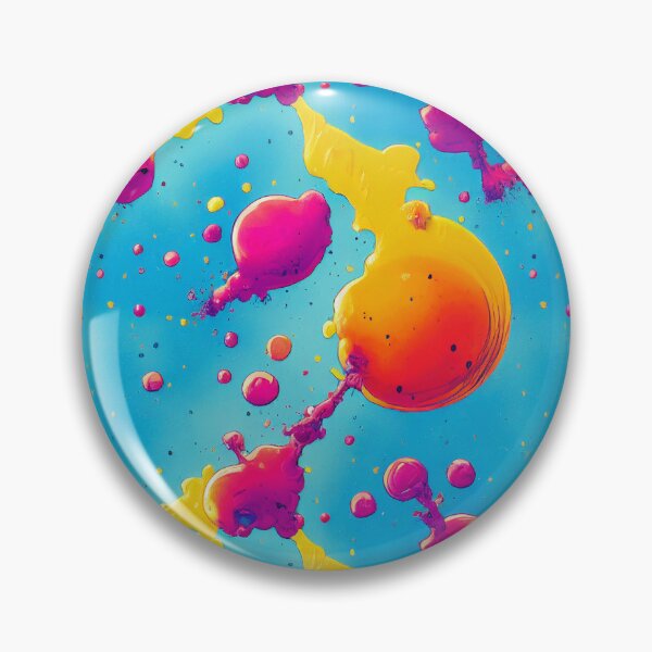 Item preview, Blue And Pink Rainbow Paint Splatter #17 designed and sold by Unicorn Trainwreck.