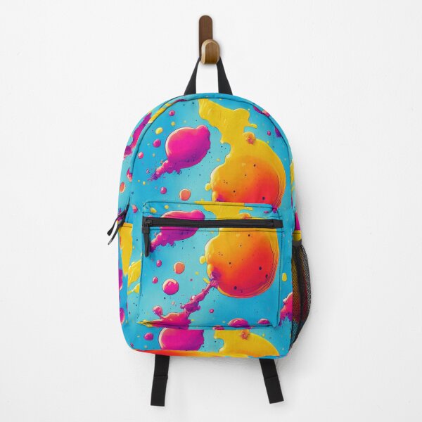 Item preview, Blue And Pink Rainbow Paint Splatter #17 designed and sold by Unicorn Trainwreck.