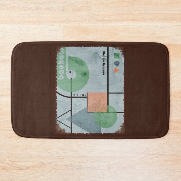Item preview, Vintage Worn Out Bauhaus Minimalist Artwork Geometric Composition var 3 H original design designed and sold by paragonDesign28.