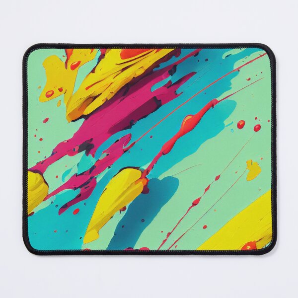 Item preview, Teal Rainbow Paint Splatter #19 designed and sold by Unicorn Trainwreck.