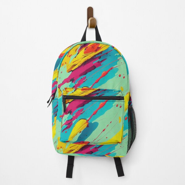 Item preview, Teal Rainbow Paint Splatter #19 designed and sold by Unicorn Trainwreck.