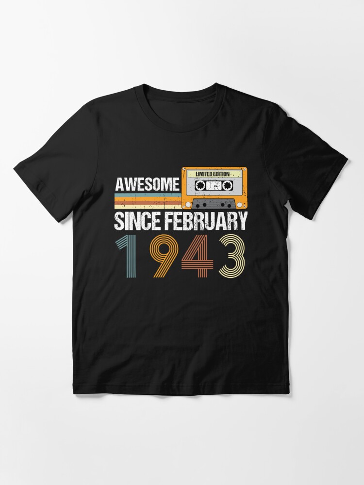 Premium Vector | Vintage 1943 80 year old gifts 80th birthday t-shirt