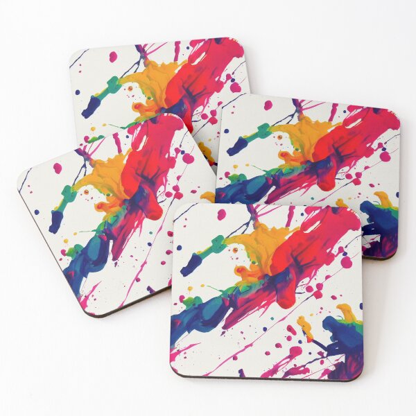 Item preview, White Rainbow Paint Splatter #23 designed and sold by Unicorn Trainwreck.