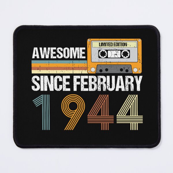 Item preview, Awesome Since February 1944 | 79th Birthday Gifts | 79 Years Old Gifts designed and sold by AMINE  ★★★★★.