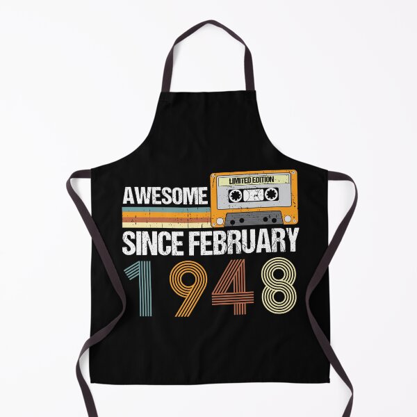 Item preview, Awesome Since February 1948 | 75th Birthday Gifts | 75 Years Old Gifts designed and sold by AMINE  ★★★★★.