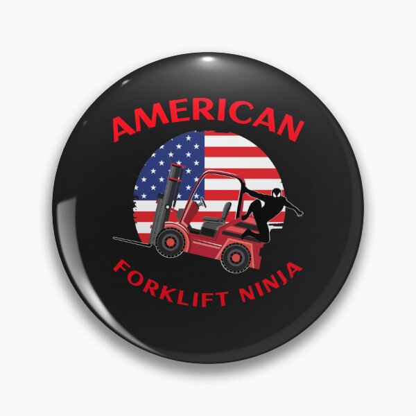 Item preview, American Forklift Ninja RR designed and sold by TeamsterLife.