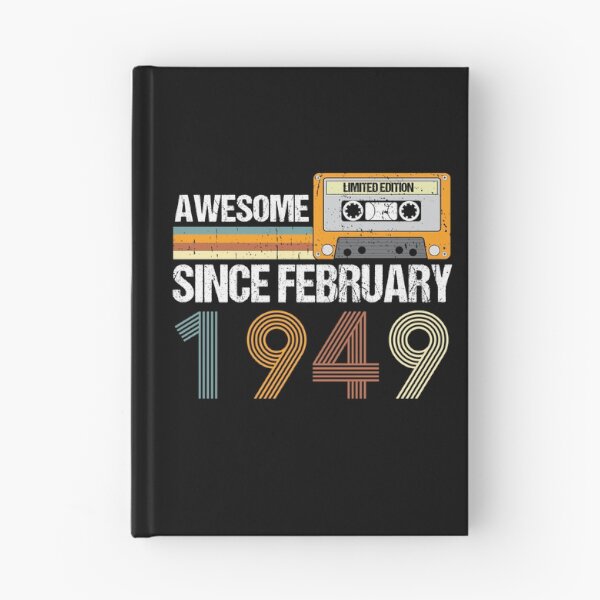 Item preview, Awesome Since February 1949 | 74th Birthday Gifts | 74 Years Old Gifts designed and sold by AMINE  ★★★★★.