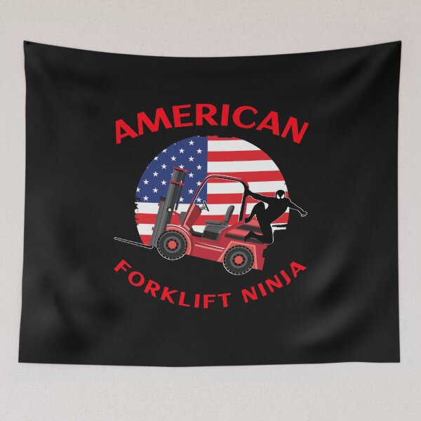 Item preview, American Forklift Ninja RR designed and sold by TeamsterLife.