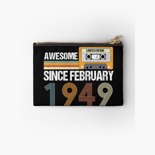 Item preview, Awesome Since February 1949 | 74th Birthday Gifts | 74 Years Old Gifts designed and sold by AMINE  ★★★★★.