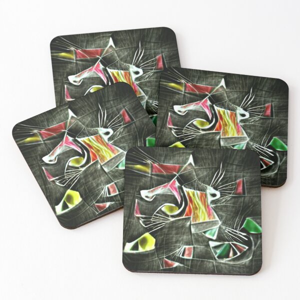 Item preview, abstract cat designed and sold by Onur Guner Guray.