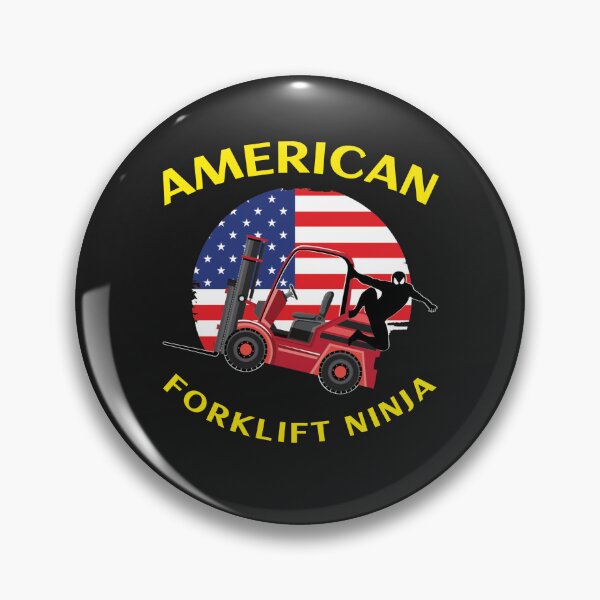 Item preview, American Forklift Ninja RY designed and sold by TeamsterLife.