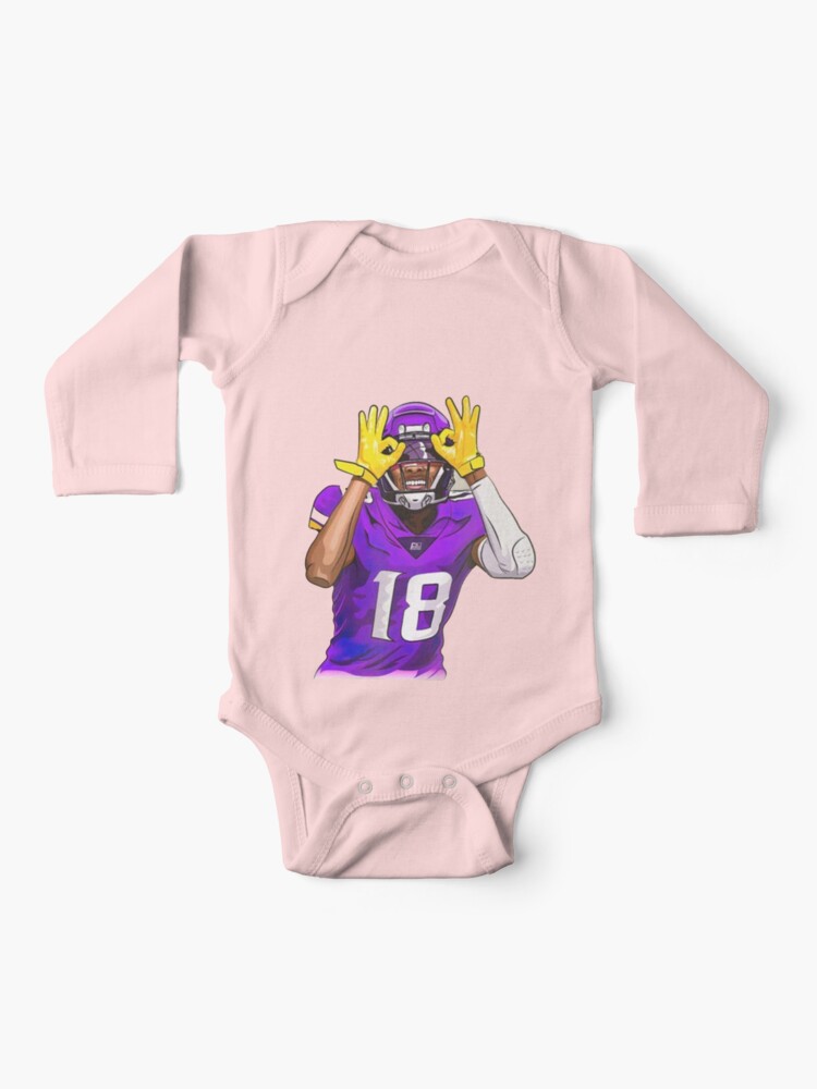 NFL Minnesota Vikings Baby Girls Pink Daddy Loves Size 6-12 Months