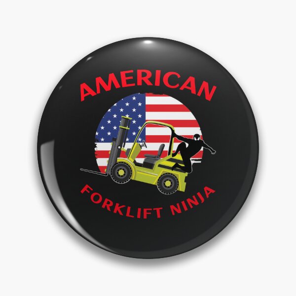 Item preview, American Forklift Ninja YR designed and sold by TeamsterLife.
