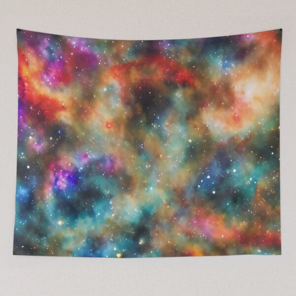 Item preview, Celestial Beauty: A Vibrant Spacescape of Stars and Nebula designed and sold by Alt-Art-Digital.